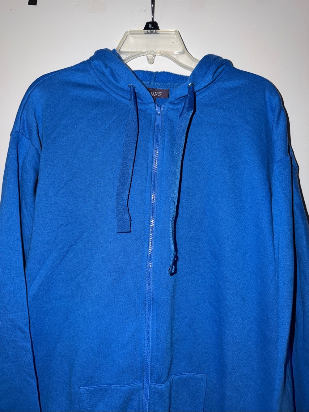 ROAMAN's Blue Fleece Cotton Zip Up Hoodie SZ 18/20 or 2X - Picture 3 of 8